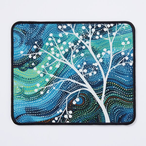 Item preview, Aboriginal Inspired Dot Art - Snow Powder Tree designed and sold by GrinGalore.