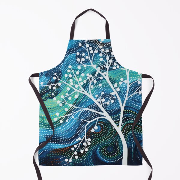 Item preview, Aboriginal Inspired Dot Art - Snow Powder Tree designed and sold by GrinGalore.