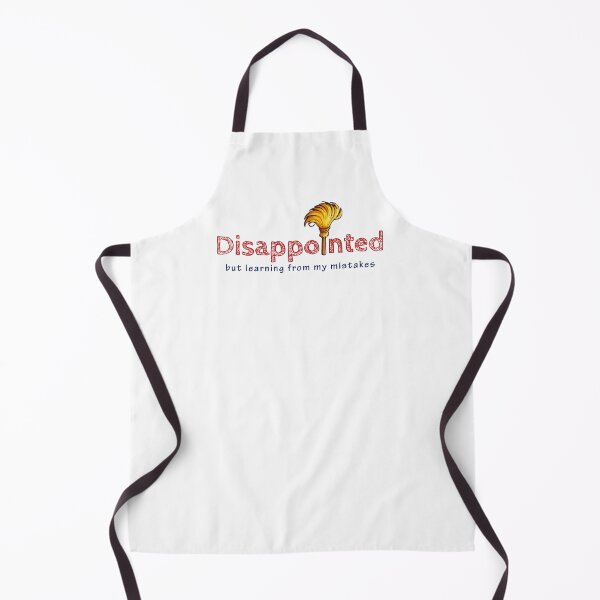 Item preview, A golden feather duster hovers above "Disappointed" and "but learning from my mistakes" in red and blue text respectively designed and sold by homydesign.