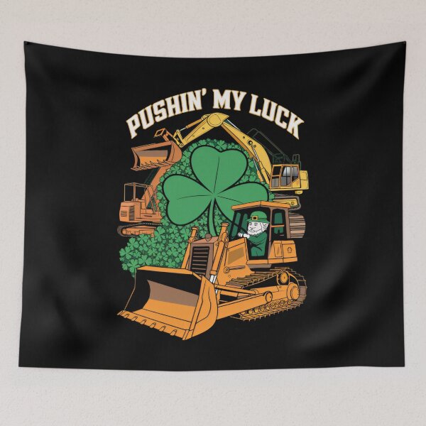 Item preview, Bulldozer Saint Paddys Construction Funny Construction Work designed and sold by ArtFromBeyond.