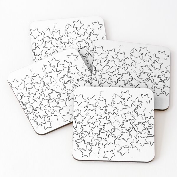 Item preview, Hand-Drawn Overlapping Stars designed and sold by Glam-OOTD.