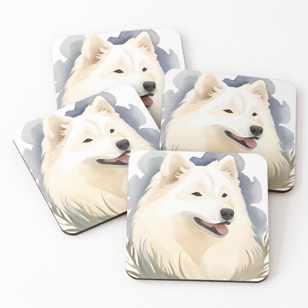 Item preview, Watercolour Samoyed designed and sold by TheresaNicole.