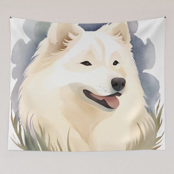 Item preview, Watercolour Samoyed designed and sold by TheresaNicole.