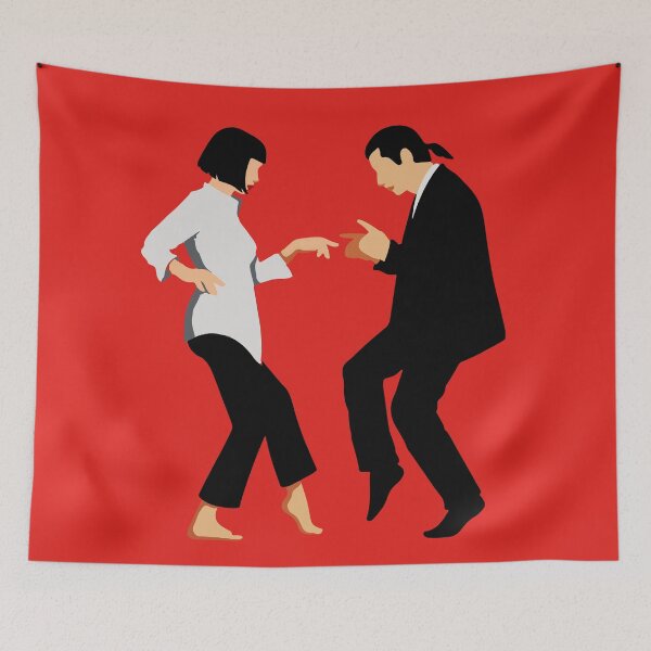 Item preview, Vincent Vega y Mia Wallace bailan designed and sold by ocusido.