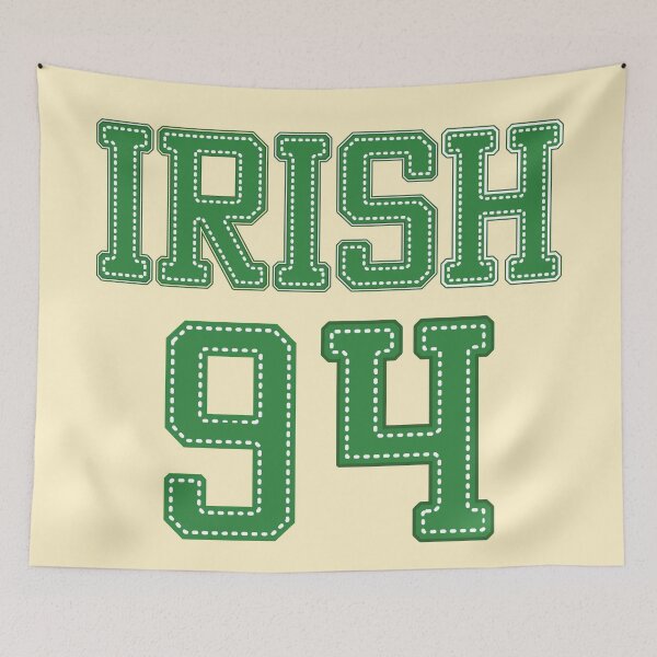 Item preview, Irish 94: Bold and Sporty Irish Pride - Green/White designed and sold by FaeryNuff.