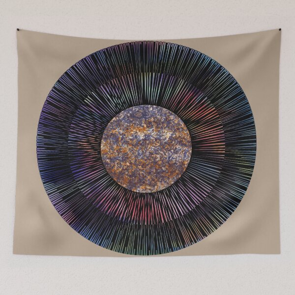 Item preview, Dynamic color circle with planet designed and sold by artoriginal.