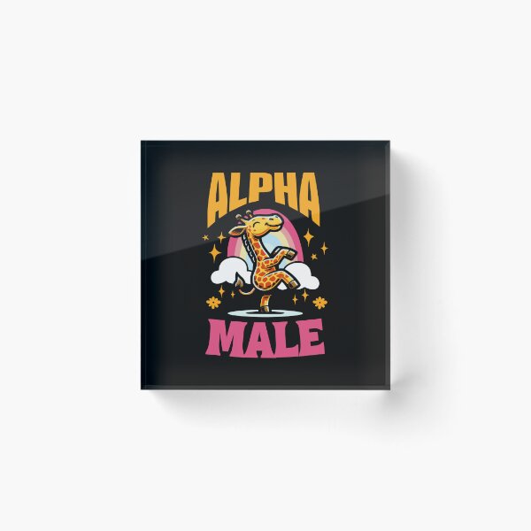 Item preview, Alpha Male - Giraffe with Rainbow designed and sold by AnAzArt.
