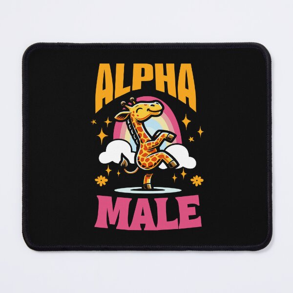 Item preview, Alpha Male - Giraffe with Rainbow designed and sold by AnAzArt.