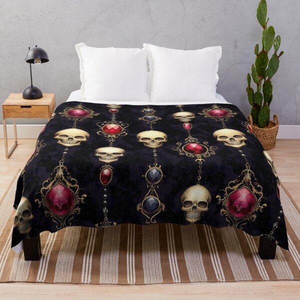 Item preview, Gothic Skull Pattern 4 designed and sold by Gypsykiss.