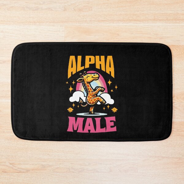 Item preview, Alpha Male - Giraffe with Rainbow designed and sold by AnAzArt.