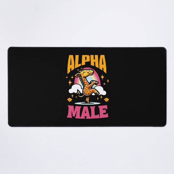 Item preview, Alpha Male - Giraffe with Rainbow designed and sold by AnAzArt.