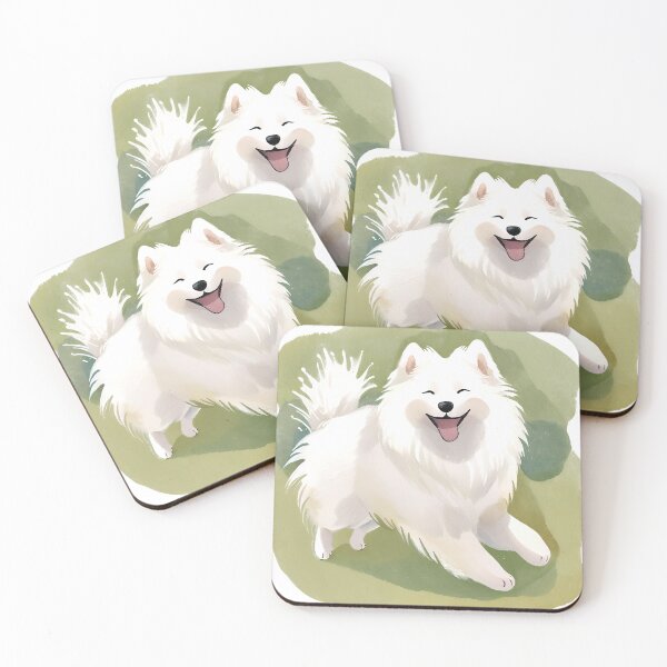 Item preview, Watercolour Samoyed designed and sold by TheresaNicole.