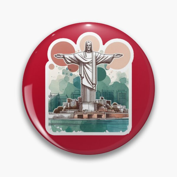 Item preview, Christ the Redeemer 3D Sketch – Rio’s Iconic Monument , designed and sold by PaintMeWorld.
