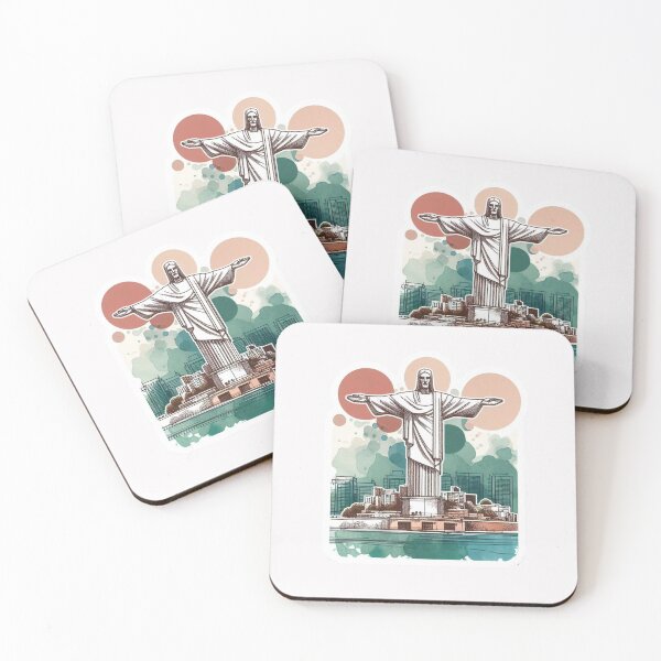 Item preview, Christ the Redeemer 3D Sketch – Rio’s Iconic Monument , designed and sold by PaintMeWorld.