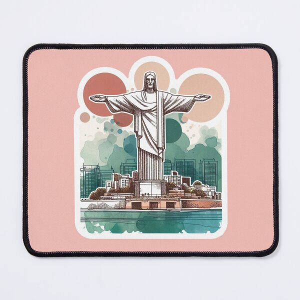 Item preview, Christ the Redeemer 3D Sketch – Rio’s Iconic Monument , designed and sold by PaintMeWorld.