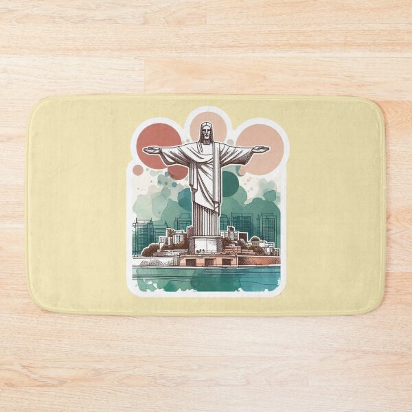 Item preview, Christ the Redeemer 3D Sketch – Rio’s Iconic Monument , designed and sold by PaintMeWorld.