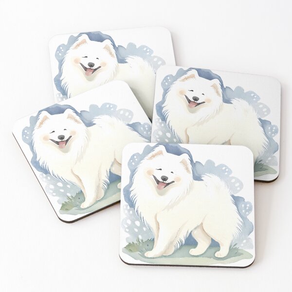 Item preview, Watercolour Samoyed designed and sold by TheresaNicole.