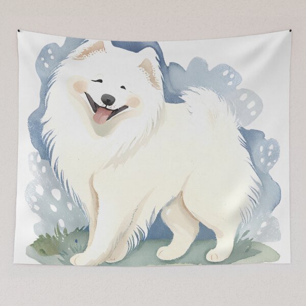 Item preview, Watercolour Samoyed designed and sold by TheresaNicole.