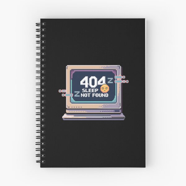 Item preview, 404 Sleep Not Found Pixel Art Artwork designed and sold by Hooodify.