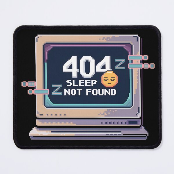 Item preview, 404 Sleep Not Found Pixel Art Artwork designed and sold by Hooodify.