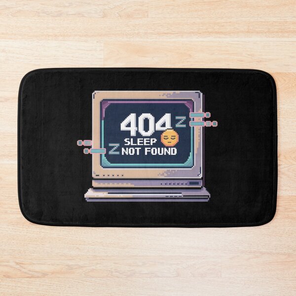 Item preview, 404 Sleep Not Found Pixel Art Artwork designed and sold by Hooodify.
