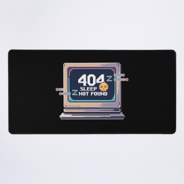 Item preview, 404 Sleep Not Found Pixel Art Artwork designed and sold by Hooodify.