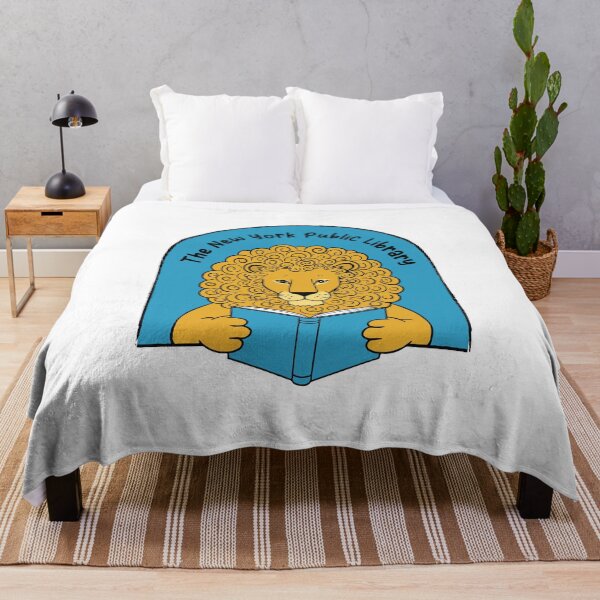 Item preview, NYC Library Lions Vintage Illustration - New York Souvenir - New York Library Lions  designed and sold by Homper.