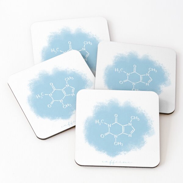 Item preview, Caffeine chemical molecule  designed and sold by dudaoliveira.art.