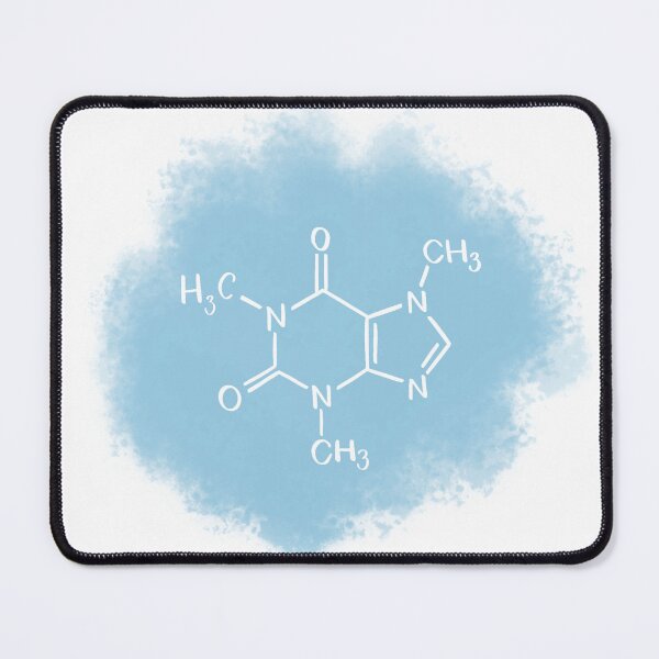 Item preview, Caffeine chemical molecule  designed and sold by dudaoliveira.art.