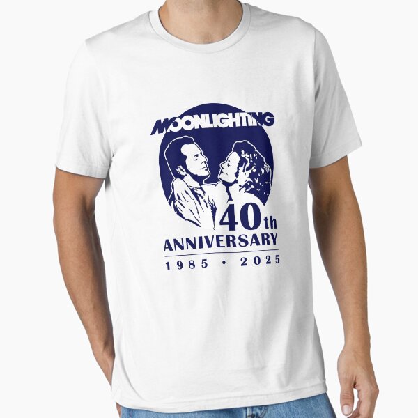 Item preview, Moonlighting 40th Anniversary - White Without Border designed and sold by The Blue Moon Verse.