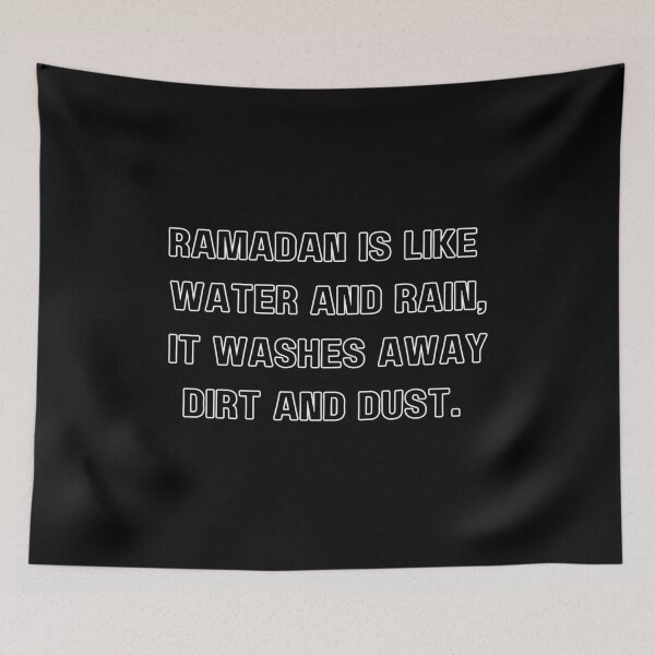 Item preview, RAMADAN IS LIKE WATER AND RAIN, IT WASHES AWAY DIRT AND DUST. Sweatshirt, tshirt, designed and sold by chipmuckdesignn.