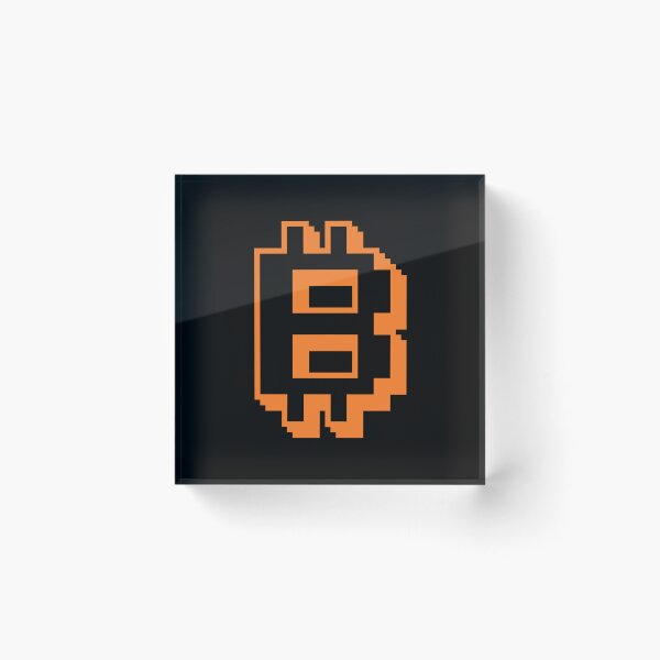 Artikelvorschau, Bitcoin-Logo Retro 8-Bit entworfen und verkauft von CyberRex.