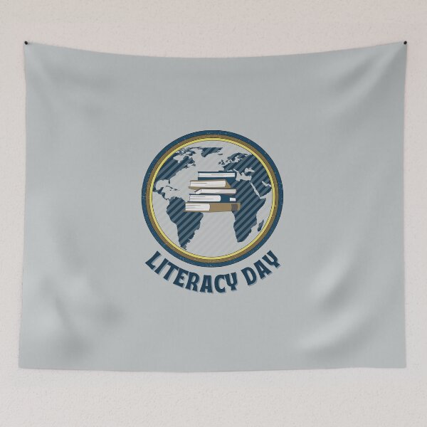 Item preview, Literacy Lights the World: Books & Maps designed and sold by Zakrytos ★★★★★.