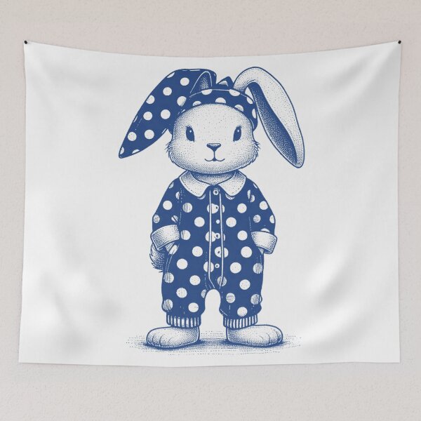 Item preview, Sleepy Polka Dot Bunny designed and sold by zzz888.