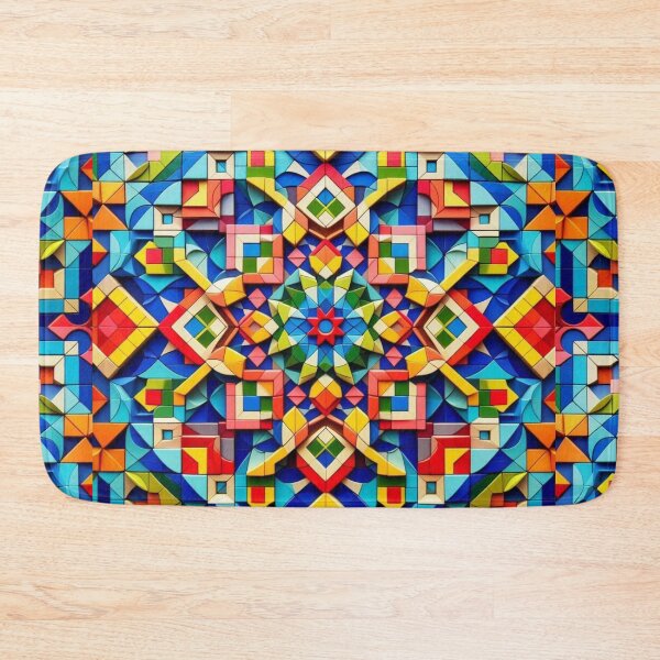 Item preview, colorful geometric shapes designed and sold by Dogandesighn.