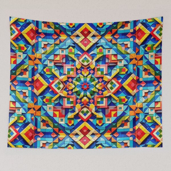 Item preview, colorful geometric shapes designed and sold by Dogandesighn.