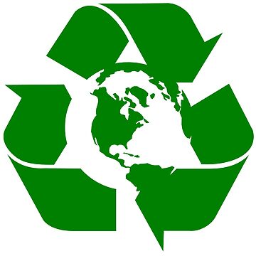 Artwork thumbnail, Earth Day Recycle Reuse Reduce Design by EthosWear