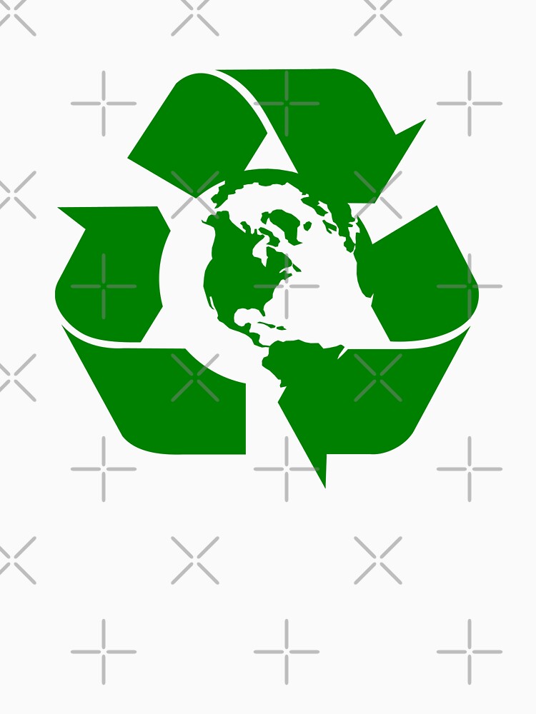 Thumbnail 7 of 7, Classic T-Shirt, Earth Day Recycle Reuse Reduce Design designed and sold by EthosWear.