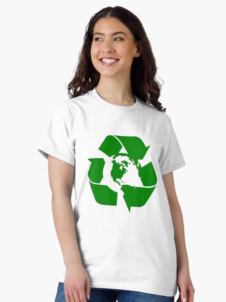 Thumbnail 1 of 7, Classic T-Shirt, Earth Day Recycle Reuse Reduce Design designed and sold by EthosWear.