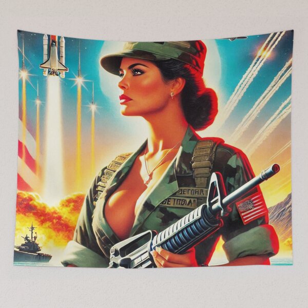 Item preview, Soldier Girl designed and sold by PulpVintage.