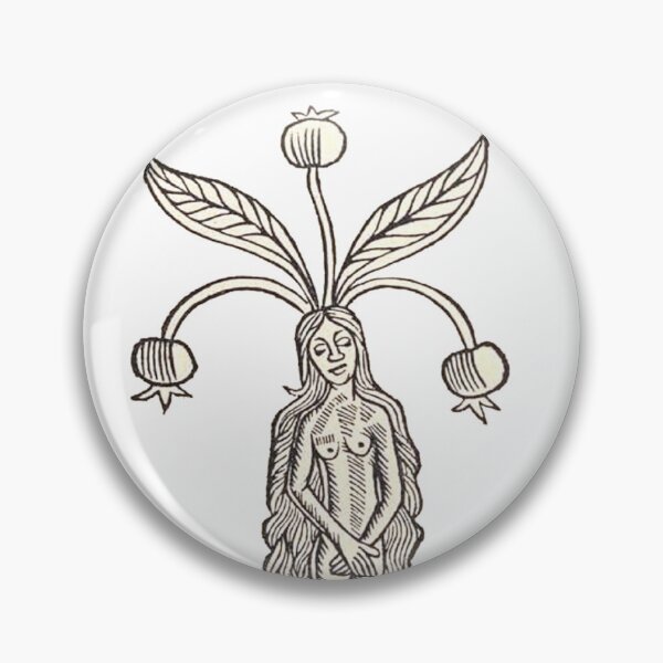 Item preview, Woman Mandrake Woodcut Art  designed and sold by HawthorneFlame.