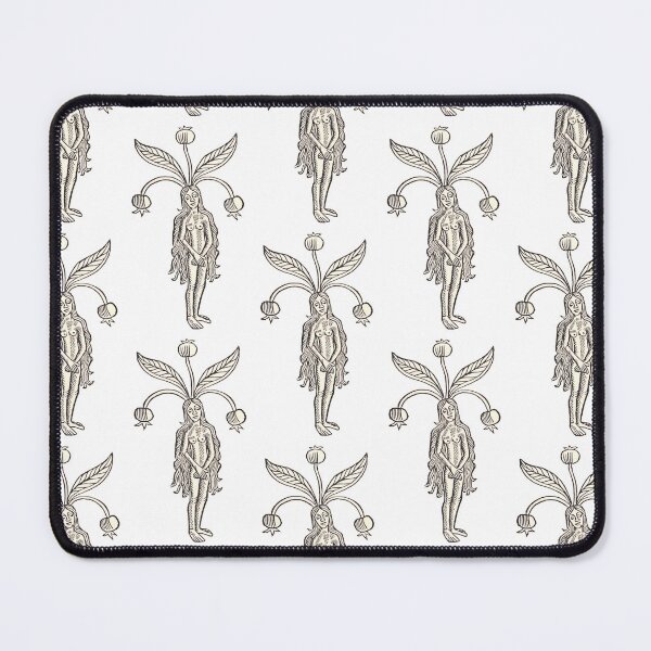 Item preview, Woman Mandrake Woodcut Art  designed and sold by HawthorneFlame.