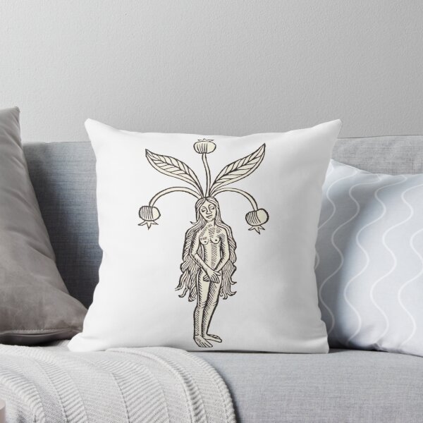 Item preview, Woman Mandrake Woodcut Art  designed and sold by HawthorneFlame.