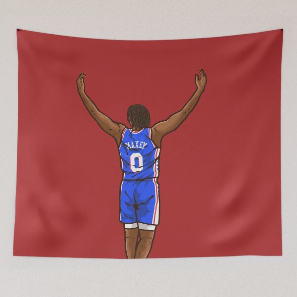 Item preview, Tyrese Maxey Embrace The Crowd Cartoon designed and sold by RatTrapTees.