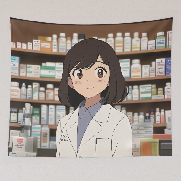 Item preview, Pharmacist | Anime style designed and sold by ComicsFactory.