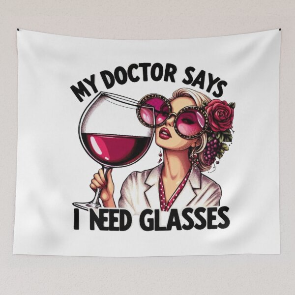 Item preview, “My Doctor Says I Need Glasses” designed and sold by CHRIST5000.