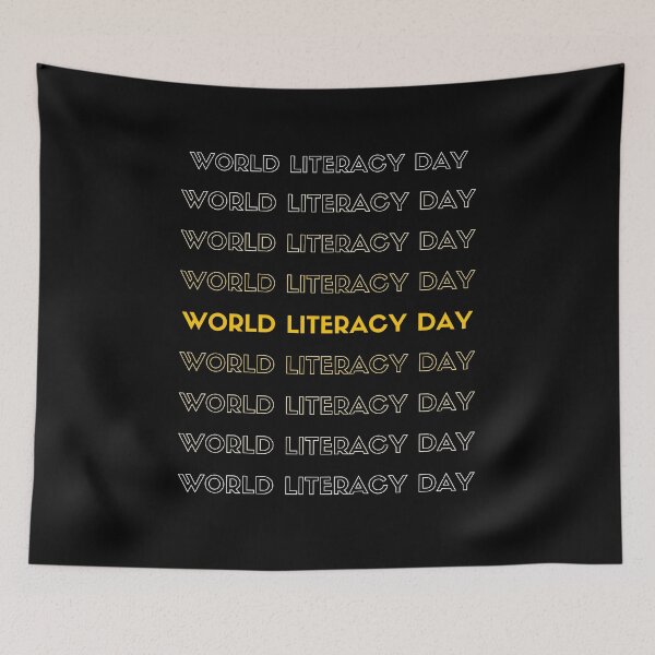 Item preview, Literacy Lights Minds: World Literacy Day designed and sold by Zakrytos ★★★★★.