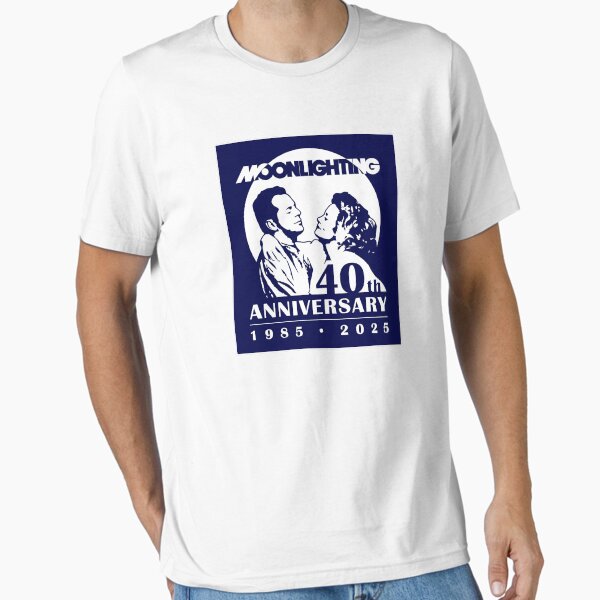 Item preview, Moonlighting 40th Anniversary - Blue background designed and sold by The Blue Moon Verse.