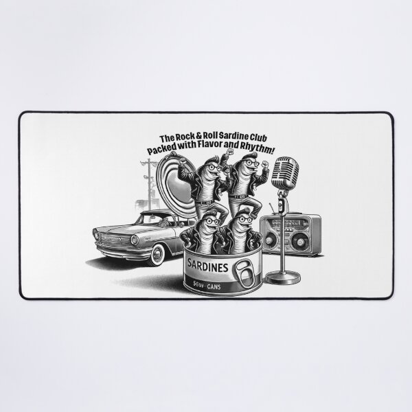 Item preview, rock and roll sardines in a can in the 50's designed and sold by 8Totem.