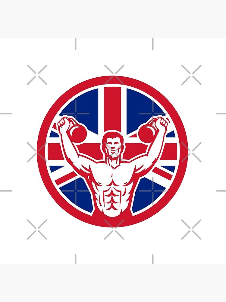 british-physical-fitness-union-jack-flag-icon-poster-for-sale-by